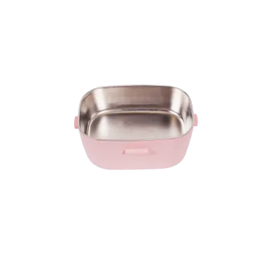 Ланч-бокс Noveen LB755 Glamour 230х160х105 мм Рожево-сірий Ланч-бокс Noveen LB755 Glamour 230х160х105 мм Рожево-сірий
