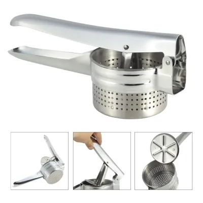 Пресс для картофеля Kamille КМ 8857 9,5х27х10,5 см Серебристый