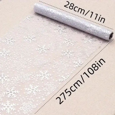 Доріжка новорічна Leeseph Silver 28х275 см Сріблястий Доріжка новорічна Leeseph Silver 28х275 см Сріблястий