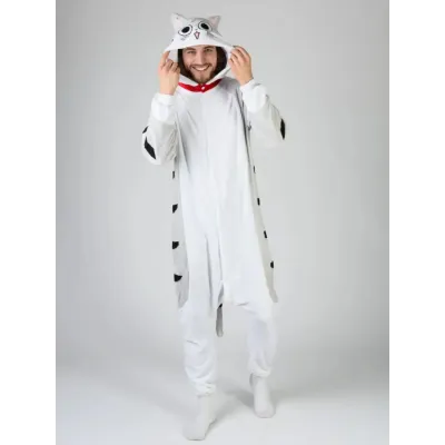 Пижама кигуруми Jamboo Кит Чии XL Бело-серый (J401034) Пижама кигуруми Jamboo Кит Чии XL Бело-серый (J401034)
