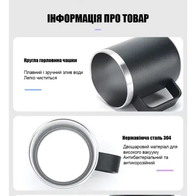 Термокружка з клапаном Solve KT6002202 350 мл Black Термокружка з клапаном Solve KT6002202 350 мл Black