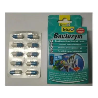 Кондиционер для стимуляции биологической среды Tetra Bactozym 10 капсул (756540) Кондиционер для стимуляции биологической среды Tetra Bactozym 10 капсул (756540)
