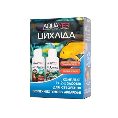 Комплект для создания оптимальных условий в аквариуме AQUAYER 2х60 мл (NMATV60)