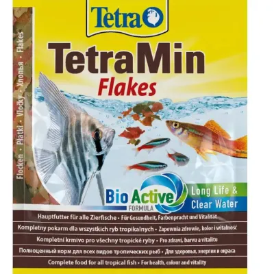 Сухий корм для акваріумних риб Tetra Min пластівці 12 г (766402)