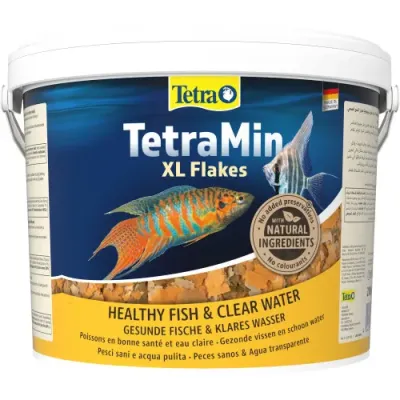 Сухий корм для акваріумних рибиTetra Min XL Flakes в пластівцях 10 л (769946)