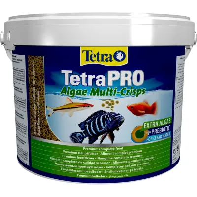 Сухой корм для аквариумных рыб Tetra Pro Algae в чипсах 10 л (138827)