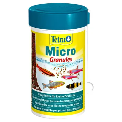 Сухой корм для мелких аквариумных рыб Tetra Micro Granules в гранулах 100 мл (756861)