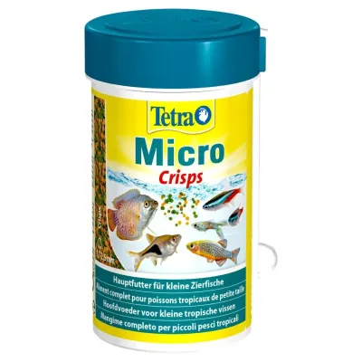 Сухой корм для мелких аквариумных рыб Tetra Micro Crisps в чипсах 100 мл (277557)