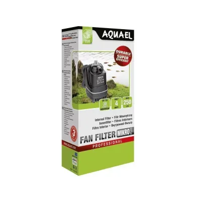 Внутрішній фільтр для акваріума Aquael Fan Mikro Plus 250 л/год до 30 л Чорний (107621 /3067) Внутрішній фільтр для акваріума Aquael Fan Mikro Plus 250 л/год до 30 л Чорний (107621 /3067)