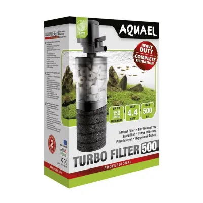 Фильтр внутренний для аквариума Aquael Turbo Filter 500 л/ч до 150 л Черный (109401)
