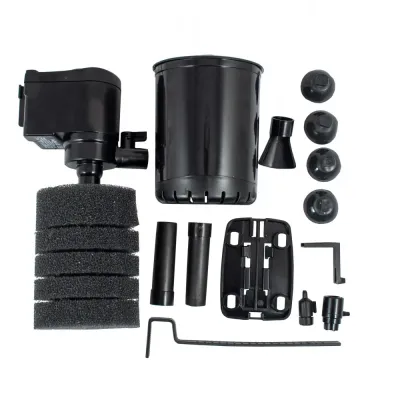 Внутрішній фільтр для акваріума Aquael Turbo Filter 1500 л/год на 250-350 л Чорний (109404)