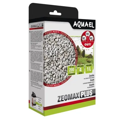 Наполнитель для фильтров Aquael ZeoMAX Plus цеолит 1 л Бело-бежевый (106616)