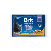 Консерви для кішок Brit Premium Cat pouch рибна тарілка 400 г (100276 /506248) Консерви для кішок Brit Premium Cat pouch рибна тарілка 400 г (100276 /506248)