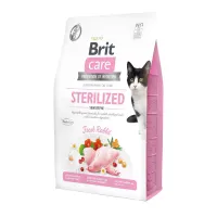 Корм для стерилизованных кошек с чувствительным пищеварением Brit Care Sterilized Sensitive с кроликом 2 кг (171290/0761) Корм для стерилизованных кошек с чувствительным пищеварением Brit Care Sterilized Sensitive с кроликом 2 кг (171290/0761)