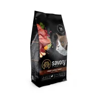 Корм для кішок з чутливим травленням Savory Gourmand Fresh Lamb & Turkey з ягнятком та індичкою 2 кг (30082)