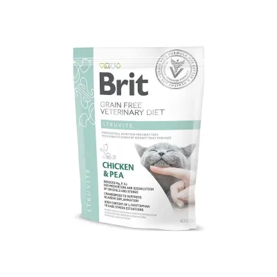 Корм для кошек с заболеванием мочевых путей Brit Veterinary Diet Struvite с курицей 400 г (170955/528288)