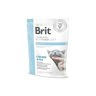 Корм для кішок Brit Veterinary Diet Obesity з куркою 400 г (170967/528486)