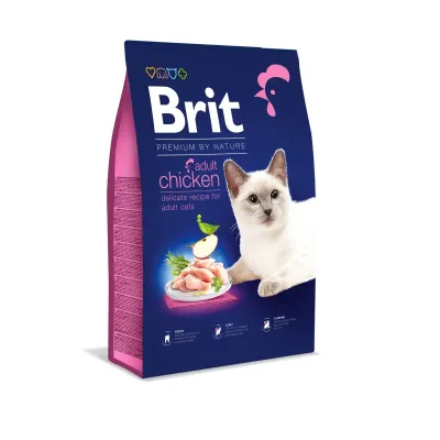 Корм для котів Brit Premium by Nature Cat Adult Chicken з куркою 8 кг (171867)