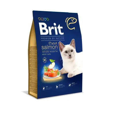Корм для котів Brit Premium by Nature Cat Adult Salmon з лососем 8 кг (171868)