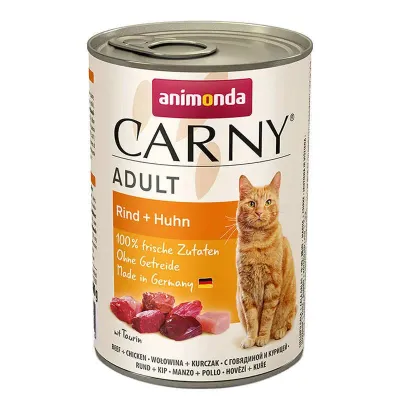 Вологий корм для кішок Animonda Carny Adult Beef Chicken з яловичиною та куркою 400 г (AM-83719)