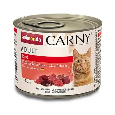 Вологий корм для кішок Animonda Carny Adult Beef з яловичиною 200 г (AM-83707)