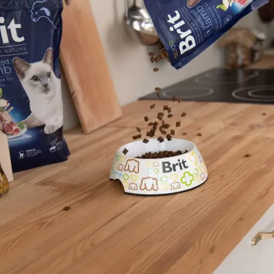 Сухой корм для стелиризированных кошек Brit Premium by Nature Cat Sterilized Lamb с ягненком 1.5 кг (171863)