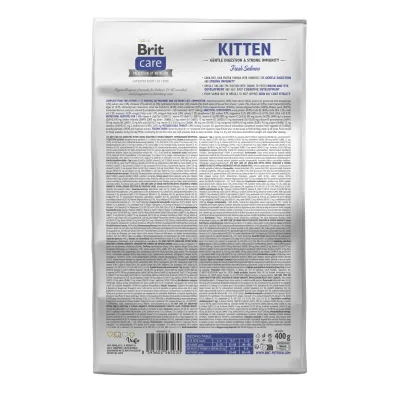 Сухой корм для котят Brit Care Cat Grain Free Kitten Gentle Digestion Strong Immunity с лососем 400 г (172541) Сухой корм для котят Brit Care Cat Grain Free Kitten Gentle Digestion Strong Immunity с лососем 400 г (172541)