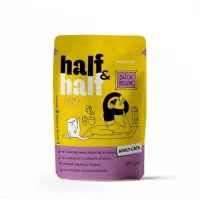 Влажный корм для кошек Half&Half Adult pouch 100 г с кусочками утки в соусе (20918)