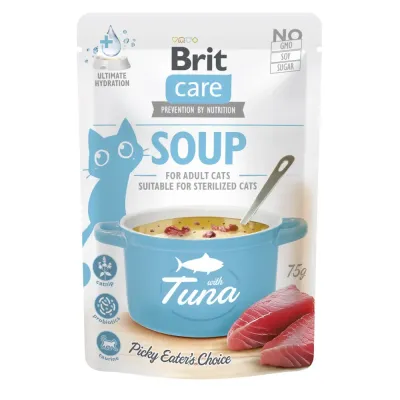Влажный корм для кошек Brit Care Soup with Tuna суп с тунцом 75 г (101058)