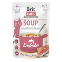 Вологий корм для кішок Brit Care Soup with Salmon суп з лососем 75 г (101153) Вологий корм для кішок Brit Care Soup with Salmon суп з лососем 75 г (101153)