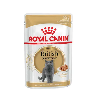 Влажный корм для кошек породы Британская короткошерстная Royal Canin British Shorthair 85 г