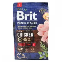 Сухий корм для дорослих собак великих порід Brit Premium Adult L з куркою 3 кг (170825/6444) Сухий корм для дорослих собак великих порід Brit Premium Adult L з куркою 3 кг (170825/6444)