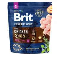 Сухой корм для взрослых собак мелких пород Brit Premium Adult S с курицей 1 кг (170809/6284)