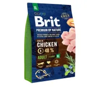 Сухой корм для взрослых собак гигантских пород Brit Premium Adult XL с курицей 3 кг (170832/6512)
