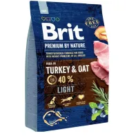 Сухий корм для собак з надмірною вагою Brit Premium Light з індичкою 3 кг (170839/6581)