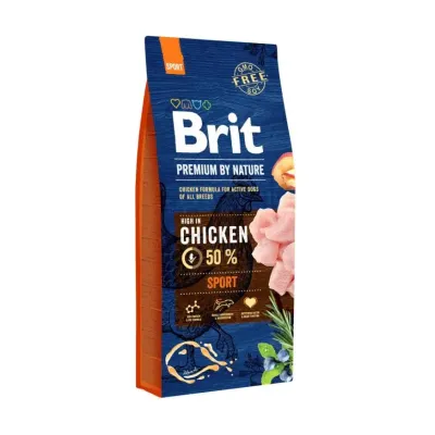 Сухой корм для собак с повышенными физическими нагрузками Brit Premium Sport с курицей 15 кг (170848/6673) Сухой корм для собак с повышенными физическими нагрузками Brit Premium Sport с курицей 15 кг (170848/6673)
