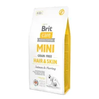 Сухий корм для дорослих собак мініатюрних порід Brit Care GF Mini Hair & Skin з лососем 7 кг (170784/0244) Сухий корм для дорослих собак мініатюрних порід Brit Care GF Mini Hair & Skin з лососем 7 кг (170784/0244)