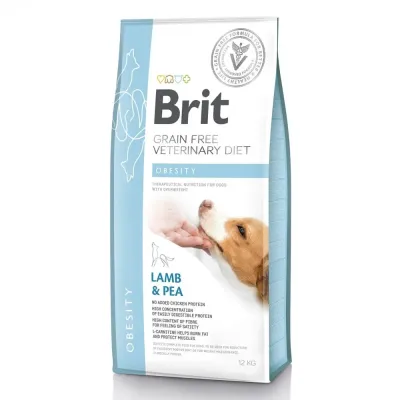 Сухой корм для взрослых собак Brit Vet Diets Obesity при избыточном весе с ягненком 12 кг (170940/8066) Сухой корм для взрослых собак Brit Vet Diets Obesity при избыточном весе с ягненком 12 кг (170940/8066)