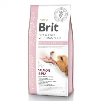 Сухой корм для взрослых собак при пищевой аллергии Brit VetDiets Hypoallergenic с лососем 12 кг (170938/8035)
