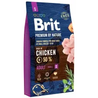 Сухий корм для цуценят та молодих собак дрібних порід Brit Premium Junior S з куркою 3 кг (170807/6260) Сухий корм для цуценят та молодих собак дрібних порід Brit Premium Junior S з куркою 3 кг (170807/6260)