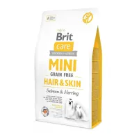 Сухий корм для дорослих собак мініатюрних порід Brit Care GF Mini Hair & Skin лосось та оселедець 2 кг (170782/0220) Сухий корм для дорослих собак мініатюрних порід Brit Care GF Mini Hair & Skin лосось та оселедець 2 кг (170782/0220)