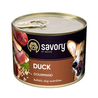 Вологий корм для собак Savory з качкою 200 г (30464)