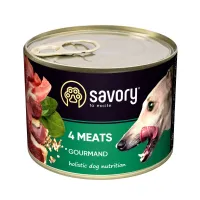 Влажный корм для собак Savory с мясным ассорти 200 г (30389)