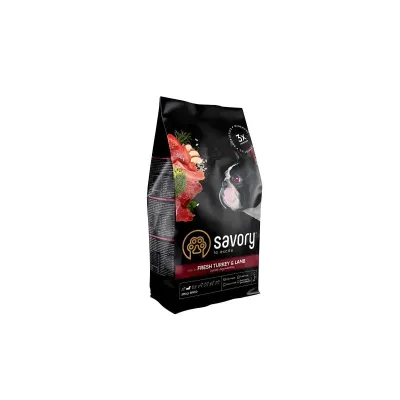 Корм для собак малих порід Savory Fresh Turkey and Lamb з індичкою та ягнятком 3 кг (30358)