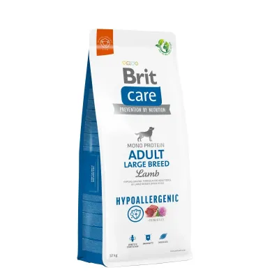 Корм для собак больших пород Brit Care Dog Hypoallergenic Adult Large Breed гипоаллергенный с ягненком 12 кг (172222)