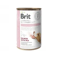 Вологий корм для собак Brit Vet Diets Hypoallergenic харчова алергія з лососем та горохом 400 г (100259/5873) Вологий корм для собак Brit Vet Diets Hypoallergenic харчова алергія з лососем та горохом 400 г (100259/5873)