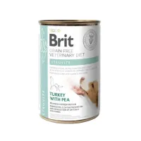 Вологий корм для собак Brit VetDiets Struvite профілактика сечокам'яної хвороби з індичкою та горохом 400 г (100279/6078)