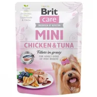 Влажный корм для собак Brit Care Mini pouch с курицой и тунцом 85 г (100217/4425/100912) Влажный корм для собак Brit Care Mini pouch с курицой и тунцом 85 г (100217/4425/100912)