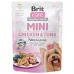Вологий корм для собак Brit Care Mini pouch з куркою та тунцем 85 г (100217/4425/100912)
