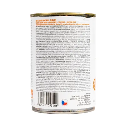 Корм для собак Brit Mono Protein Turkey с индейкой 400 г (100838/100060/9780)